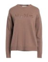 's Max Mara Woman Sweater Brown Size Xs Wool, Cashmere