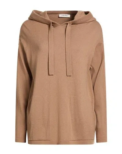 S Max Mara ' Woman Sweater Camel Size S Wool