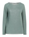 's Max Mara Woman Sweater Green Size L Linen