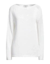 's Max Mara Woman Sweater Ivory Size L Linen In White