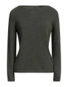 S Max Mara ' Woman Sweater Military Green Size L Cashmere, Wool