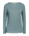 's Max Mara Woman Sweater Sage Green Size Xs Linen