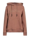 's Max Mara Biscuit Cotton Blend Oversize Visiera Sweatshirt In Beige