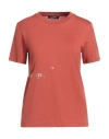 's Max Mara Woman T-shirt Rust Size M Cotton