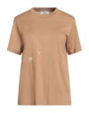 's Max Mara Woman T-shirt Sand Size L Cotton