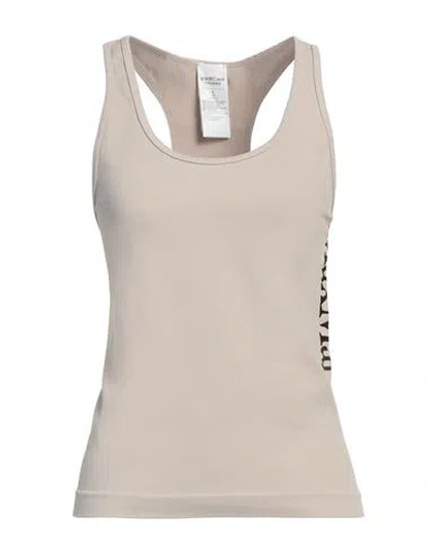 S Max Mara ' Woman Tank Top Beige Size L Polyamide, Elastane In Beige