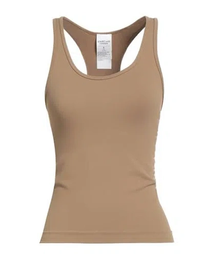 S Max Mara ' Woman Tank Top Camel Size S Polyamide, Elastane