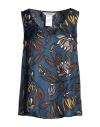 S Max Mara ' Woman Top Blue Size 4 Silk In Blue