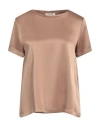 's Max Mara Woman Top Khaki Size 10 Acetate, Viscose In Beige