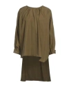 's Max Mara Woman Top Military Green Size 12 Cotton In Green