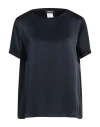 S Max Mara ' Woman Top Navy Size 12 Acetate, Viscose