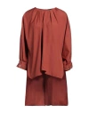 's Max Mara Woman Top Tan Size 10 Cotton In Brown