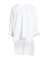 's Max Mara Woman Top White Size 12 Cotton
