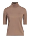 S Max Mara Paola Wool Blend Turtleneck Sweater In Mou