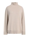 's Max Mara Woman Turtleneck Cream Size L Cashmere In White