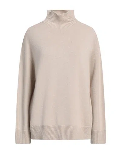 's Max Mara Woman Turtleneck Cream Size L Cashmere In White