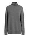 S Max Mara ' Woman Turtleneck Lead Size Xl Cashmere In Grey