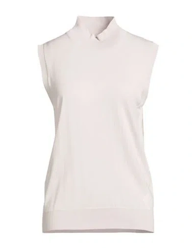S Max Mara ' Woman Turtleneck Light Grey Size Xl Virgin Wool In Neutral