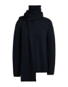 S Max Mara ' Woman Turtleneck Midnight Blue Size L Virgin Wool