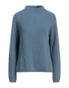 'S MAX MARA 'S MAX MARA WOMAN TURTLENECK SLATE BLUE SIZE S WOOL, CASHMERE