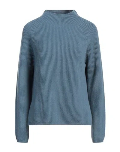 'S MAX MARA 'S MAX MARA WOMAN TURTLENECK SLATE BLUE SIZE S WOOL, CASHMERE