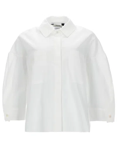 S Max Mara Camicia Ancella In White