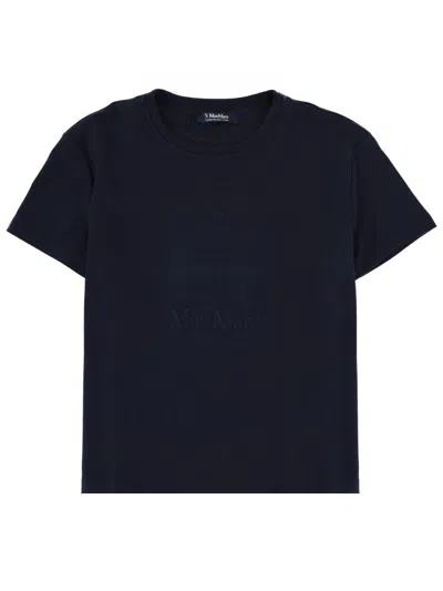 S Max Mara T Shirt With Logo In Black