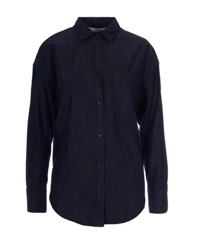S MAX MARA 'S MAX MARA WOMEN'S LONG SLEEVE BUTTON-FRONT SHIRT