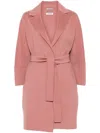 Shop 's Max Mara Wool Midi Coat In Powder