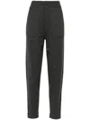 S Max Mara Dark Grey Opera Trousers In Grey