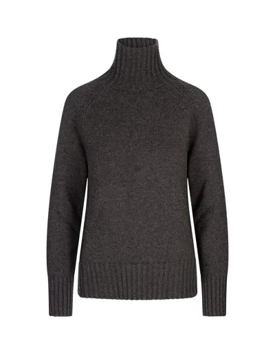 's Max Mara Medium Grey Mantova Turtleneck Sweater