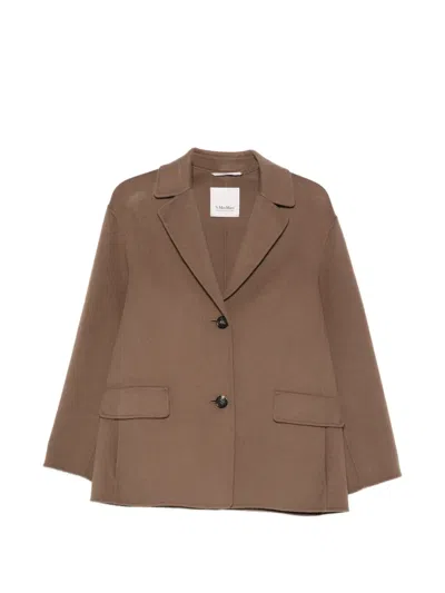 'S MAX MARA MELFI SINGLE-BREASTED NOTCH-LAPEL JACKET