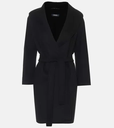 S MAX MARA MESSI BELTED VIRGIN WOOL COAT,P00479221