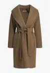 S Max Mara Max Mara S Long Wool Coat In Neutral