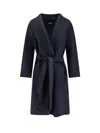 's Max Mara Messi Wool Coat In Blue