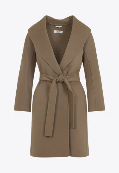S MAX MARA MESSI WOOL OVERCOAT