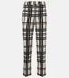 S Max Mara Mia Cotton-blend Pants In White