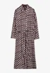 'S MAX MARA MICAELA REVERSIBLE PRINTED MIDI DRESS