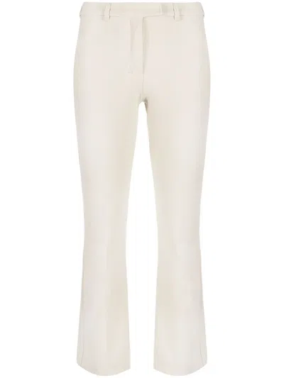 's Max Mara Mid-rise Cropped Trousers In Neutrals
