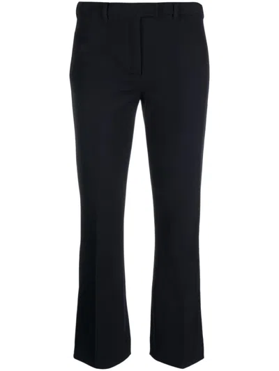 's Max Mara Mid-waist Cropped Trousers In Blue