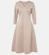 's Max Mara Midikleid Midas Aus Jersey In Beige