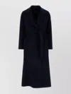 's Max Mara Long Wool Coat With Belted Waist In Black