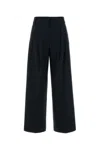 's Max Mara Midnight Wool Nichols Palazzo Pant In Blu Marino