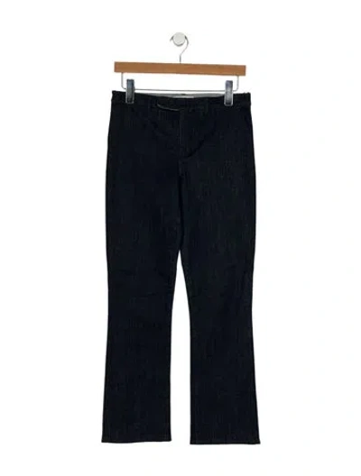 Pre-owned 's Max Mara Mid-rise Wide Leg Jeans In Blue