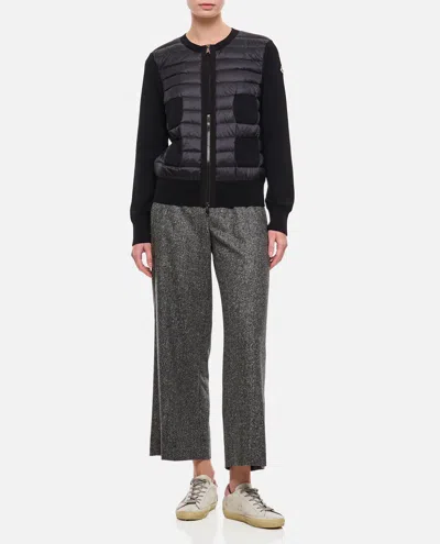 's Max Mara Mina Drawstring Cropped Pants In Grey