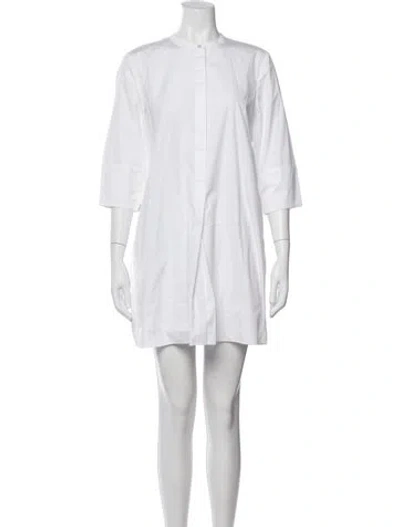 Pre-owned S Max Mara Mini Dress In White