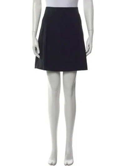 Pre-owned 's Max Mara Mini Skirt In Blue