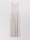 S Max Mara Moira Long Dress V-neck