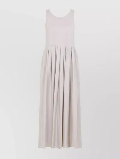 S MAX MARA MOIRA LONG DRESS V-NECK