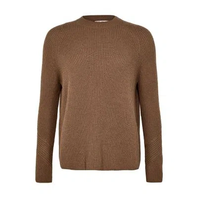 S Max Mara Molveno Round Neck Sweater In Sand